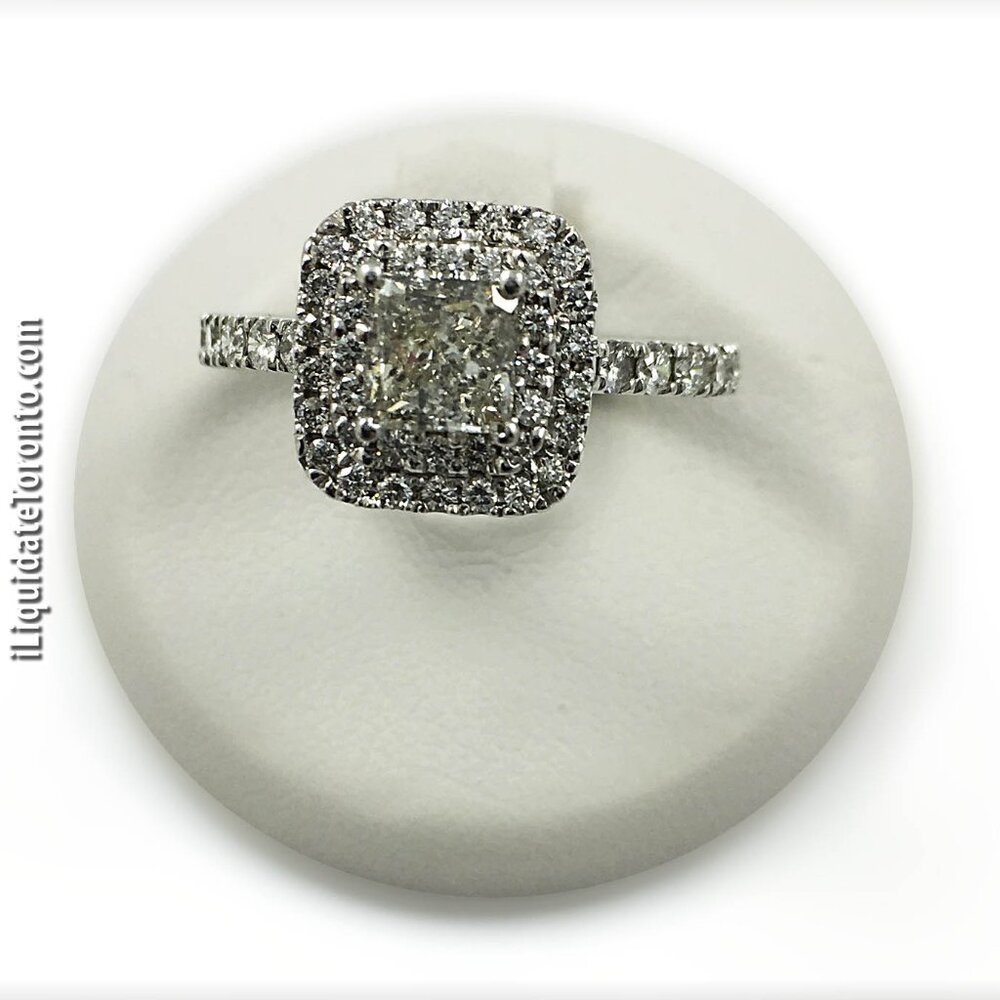 ✨ NEW NEVER  WORN 18K White Gold Diamond Engagement Ring | BIG Centre Stone✨